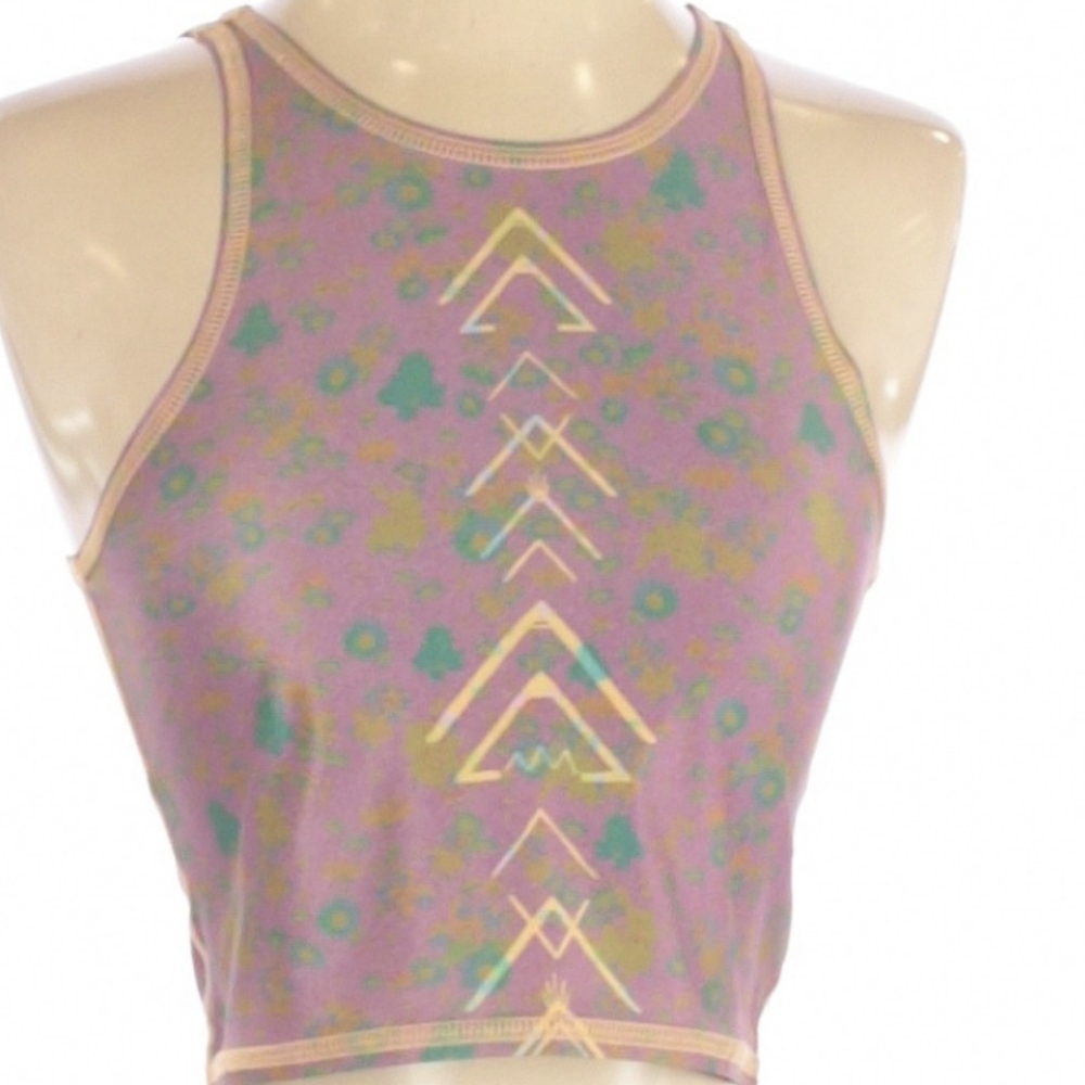 Teeki meadow high neck top